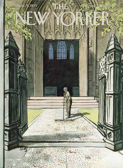 Arthur Getz The New Yorker 1955_06_04 Copyright | The New Yorker Graphic Art Covers 1946-1970