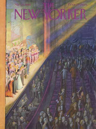 Arthur Getz The New Yorker 1956_03_10 Copyright | The New Yorker Graphic Art Covers 1946-1970