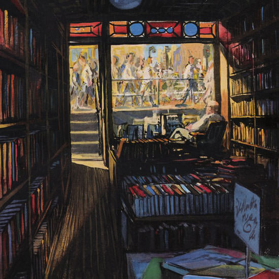 Arthur Getz The New Yorker 1957_07_20 Copyright crop | Best of 1950s Ad and Cover Art
