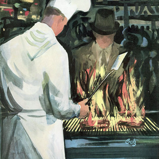 Arthur Getz The New Yorker 1959_03_07 Copyright crop | Best of 1950s Ad and Cover Art