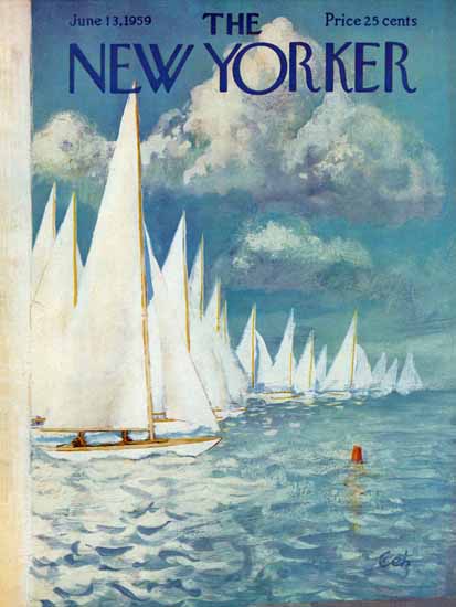 Arthur Getz The New Yorker 1959_06_13 Copyright | The New Yorker Graphic Art Covers 1946-1970