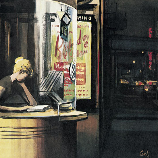Arthur Getz The New Yorker 1961_05_06 Copyright crop | Best of 1960s Ad and Cover Art