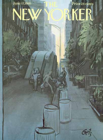 Arthur Getz The New Yorker 1961_06_17 Copyright | The New Yorker Graphic Art Covers 1946-1970