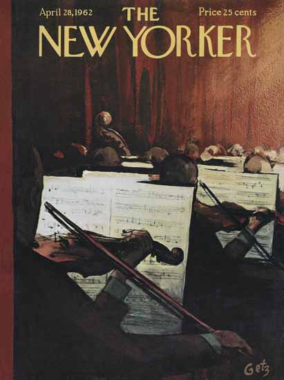 Arthur Getz The New Yorker 1962_04_28 Copyright | The New Yorker Graphic Art Covers 1946-1970