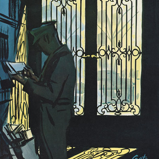 Arthur Getz The New Yorker 1962_12_01 Copyright crop | Best of 1960s Ad and Cover Art
