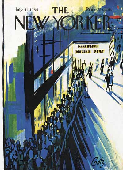 Arthur Getz The New Yorker 1964_07_11 Copyright | The New Yorker Graphic Art Covers 1946-1970