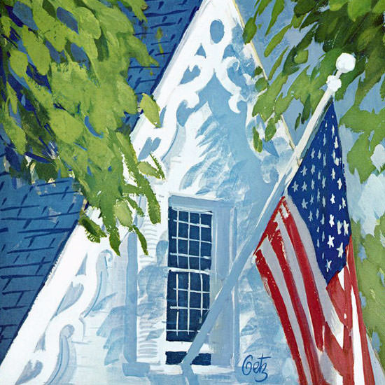 Arthur Getz The New Yorker 1966_07_02 Copyright crop | Best of Vintage Cover Art 1900-1970