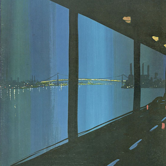 Arthur Getz The New Yorker 1966_11_12 Copyright crop | Best of Vintage Cover Art 1900-1970