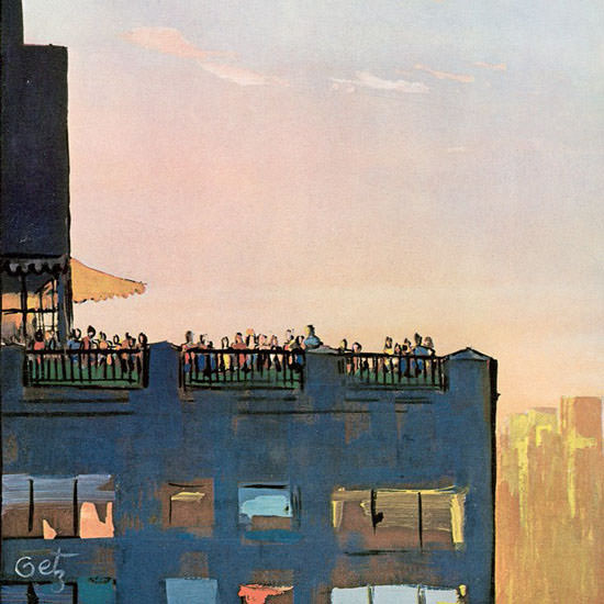 Arthur Getz The New Yorker 1970_09_05 Copyright crop | Best of 1960s Ad and Cover Art