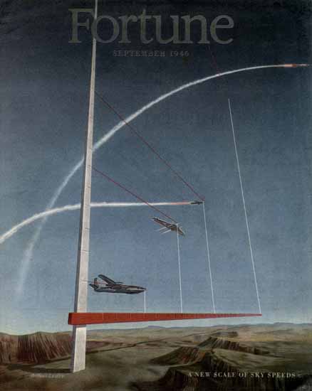 Arthur Lidov Fortune Magazine September 1946 Copyright | Fortune Magazine Graphic Art Covers 1930-1959