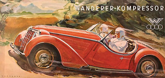 Audi Wanderer-Kompressor W25K Roadster 1938 | Vintage Cars 1891-1970