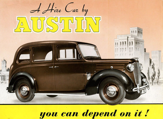 Austin A Hire Car 1938 | Vintage Cars 1891-1970