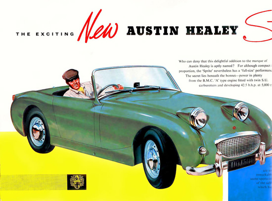 Austin Healey Sprite Mark 1 Model 1958 Green | Vintage Cars 1891-1970