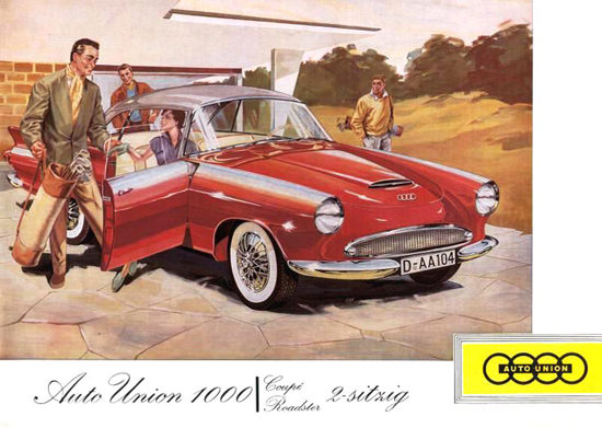 Auto Union 1000 Roadster Coupe 1958 | Vintage Cars 1891-1970