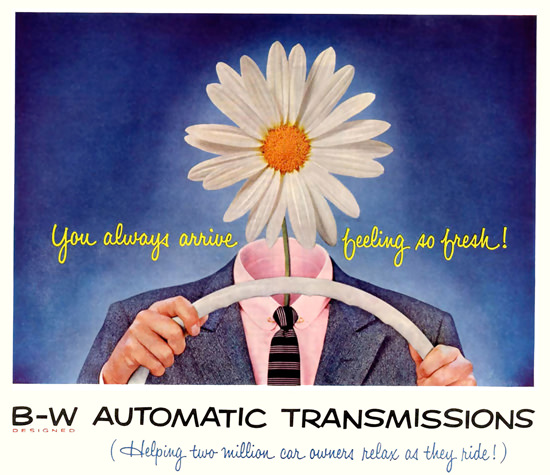 B-W Automatic Transmissions Flower | Vintage Cars 1891-1970