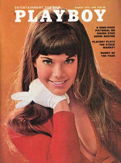 Barbi Benton Playboy Magazine 1970-03 Copyright Sex Appeal | Sex Appeal Vintage Ads and Covers 1891-1970