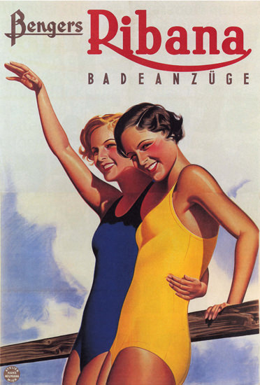 Bengers Ribana Badeanzuege Austria Swim Suits | Sex Appeal Vintage Ads and Covers 1891-1970