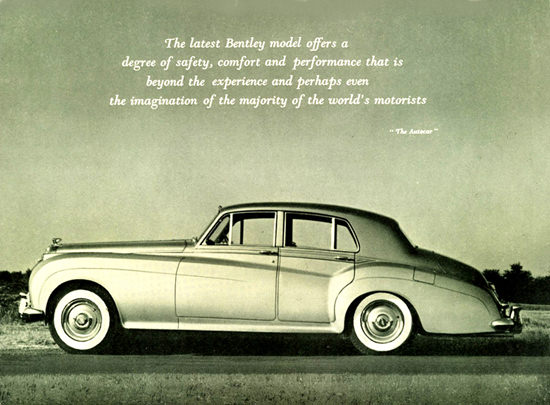 Bentley S Series S 1 Sedan 1958 | Vintage Cars 1891-1970