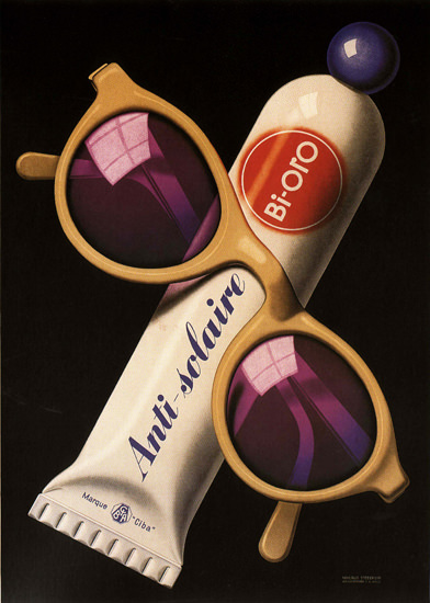 Bi-Oro Anti-Solaire Switzerland Schweiz Suisse | Vintage Ad and Cover Art 1891-1970