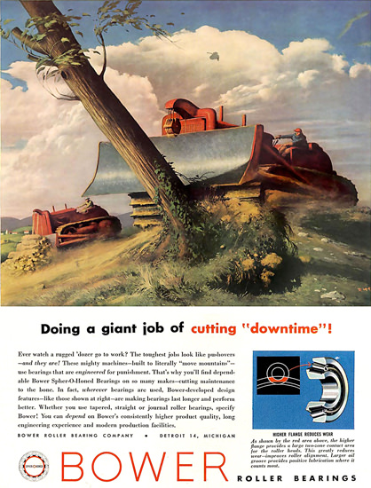 Bower Roller Bearings Giant Cutting Downtime | Vintage Cars 1891-1970