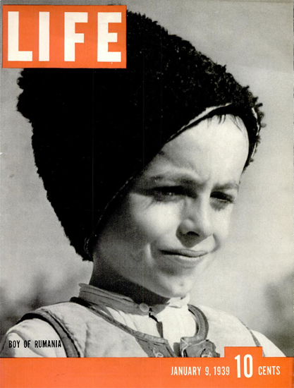 Boy of Rumania 9 Jan 1939 Copyright Life Magazine | Life Magazine BW Photo Covers 1936-1970