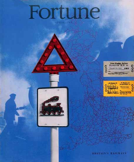 Britains Railways Fortune Magazine April 1947 Copyright | Fortune 1930-1959 Britains Railways Fortune Magazine April 1947 Copyright | Fortune Magazine Graphic Art Covers 1930-1959