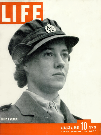 British Women 4 Aug 1941 Copyright Life Magazine | Life Magazine BW Photo Covers 1936-1970