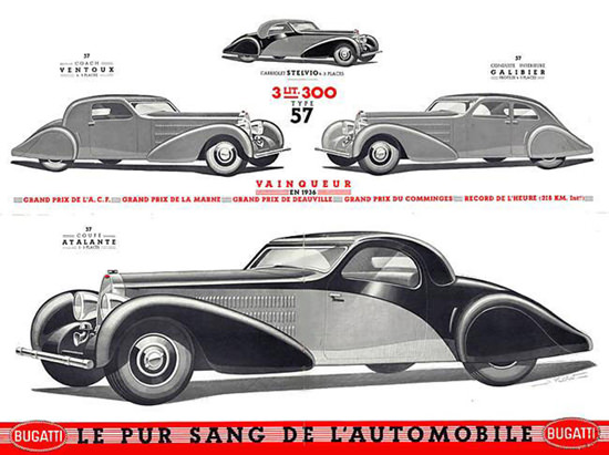 Bugatti Le Pur Sang De L Automobile 1936 | Vintage Cars 1891-1970