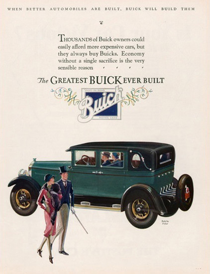 Buick Automobile Green | Vintage Cars 1891-1970