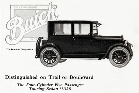 Buick Five P Touring Sedan 4 Cylinder 1923 | Vintage Cars 1891-1970