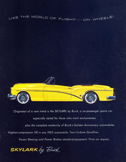 Buick Skylark 1953 | Vintage Cars 1891-1970