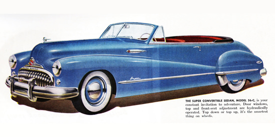Buick Super Convertible Model 56 C 1948 | Vintage Cars 1891-1970