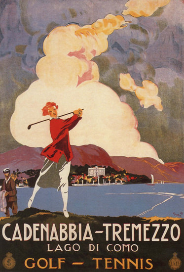 Cadenabbia-Tremezzo Lago Di Como Lake Como | Vintage Travel Posters 1891-1970