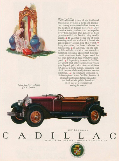 Cadillac Automobile Mirror | Vintage Cars 1891-1970