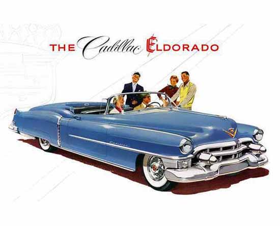 Cadillac Eldorado 1953 Ad | Vintage Cars 1891-1970