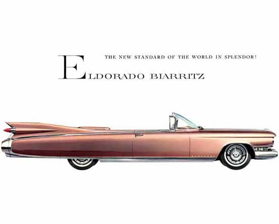 Cadillac Eldorado Biarritz 1959 Ad | Vintage Cars 1891-1970