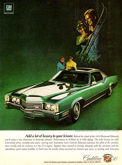 Cadillac Fleetwood Eldorado 1970 To Leisure | Vintage Cars 1891-1970