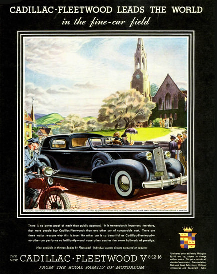 Cadillac Fleetwood V12 Series 85 Cabriolet 1937 | Vintage Cars 1891-1970