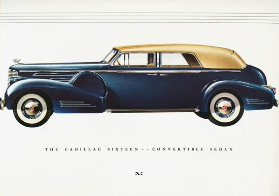 Cadillac Sixteen Convertible Sedan 1938 | Vintage Cars 1891-1970