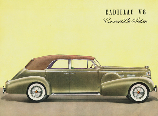 Cadillac V8 Convertible Sedan 1938 | Vintage Cars 1891-1970