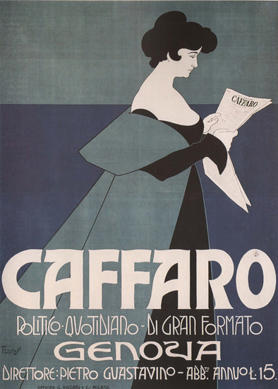 Caffaro Genova Newspaper Italy Italia | Sex Appeal Vintage Ads and Covers 1891-1970