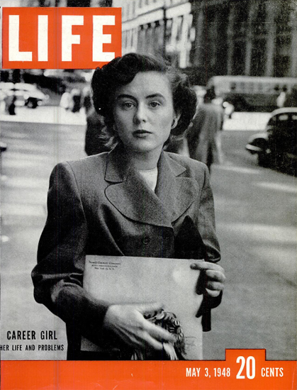 Career Girl her Life and Problems 3 May 1948 Copyright Life Magazine | Life Magazine BW Photo Covers 1936-1970