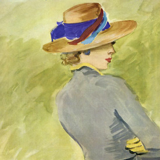 Carl Erickson Vogue Cover 1931-02-03 Copyright crop | Best of 1930s Ad and Cover Art