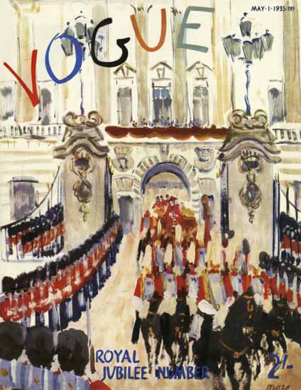 Carl Erickson Vogue Cover 1935-05-01 Copyright | Vogue 1902-1958 Carl Erickson Vogue Cover 1935-05-01 Copyright | Vogue Magazine Graphic Art Covers 1902-1958
