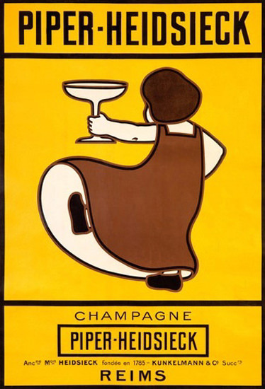 Champagne Piper-Heidsieck Reims | Vintage Ad and Cover Art 1891-1970