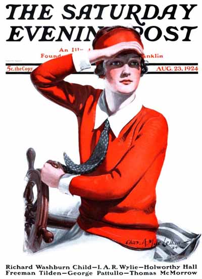 Charles A MacLellan Artist Saturday Evening Post 1924_08_23 | The Saturday Evening Post Graphic Art Covers 1892-1930