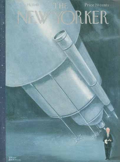 Charles Addams The New Yorker 1949_11_19 Copyright | The New Yorker Graphic Art Covers 1946-1970