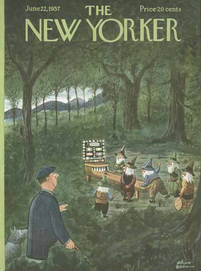 Charles Addams The New Yorker 1957_06_22 Copyright | The New Yorker Graphic Art Covers 1946-1970