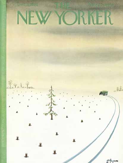 Charles Addams The New Yorker 1962_12_08 Copyright | The New Yorker Graphic Art Covers 1946-1970