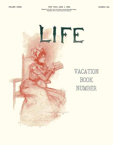 Charles Allan Gilbert Life Magazine Book Number 1899-06-01 Copyright | Life Magazine Graphic Art Covers 1891-1936